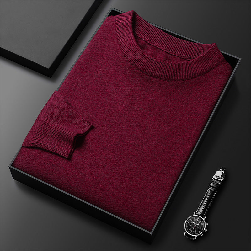 Autumn And Winter Knitting Bottoming Shirt Men