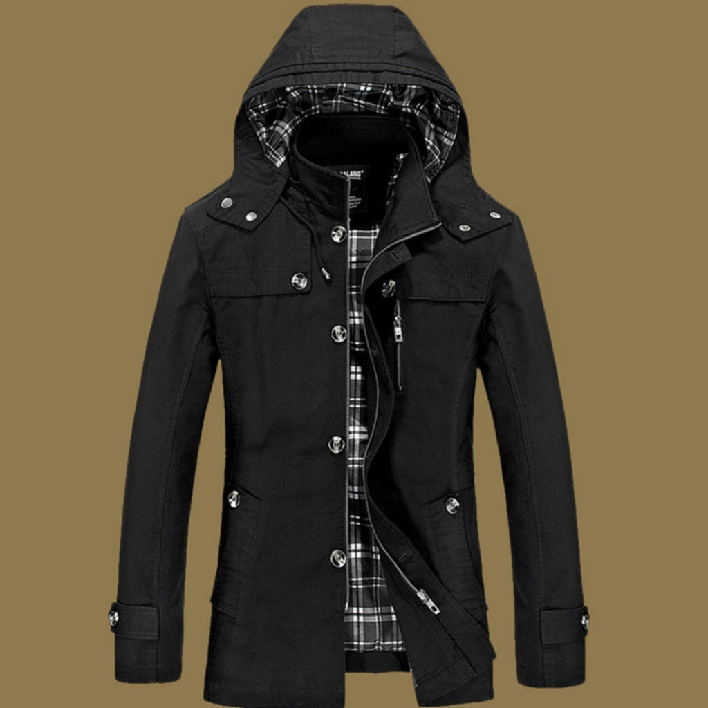 Spring And Autumn Men's Trench Coat