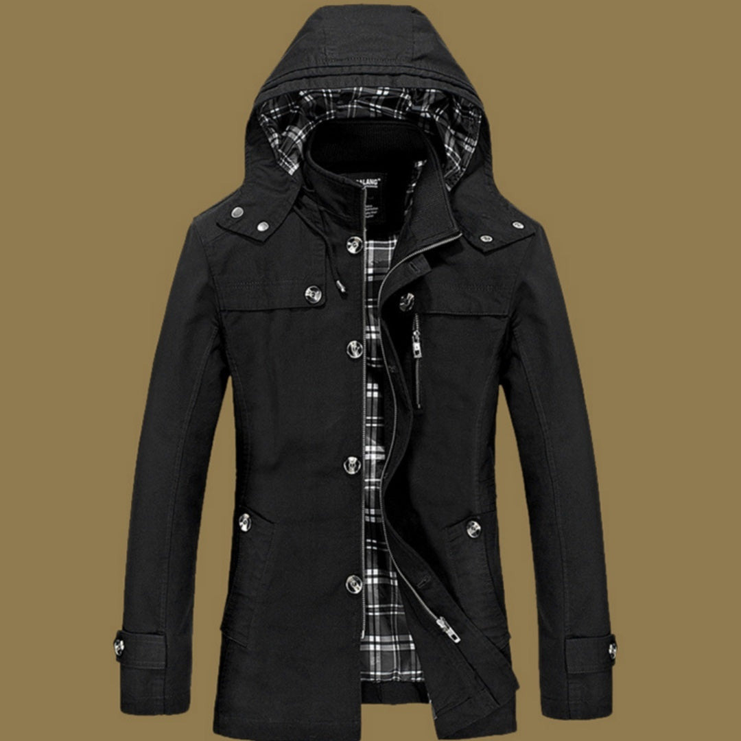 Spring And Autumn Men's Trench Coat