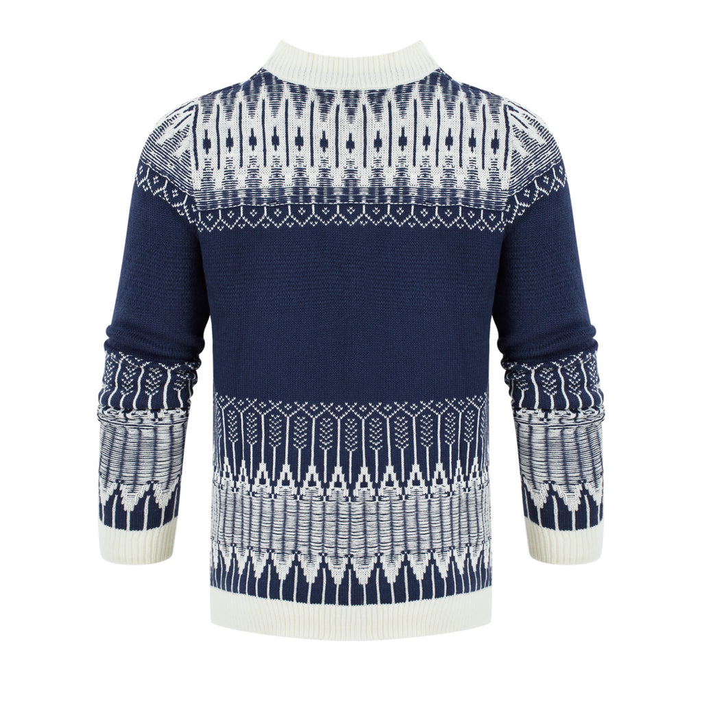 Men's Knitted Long-sleeved Pullover sweater