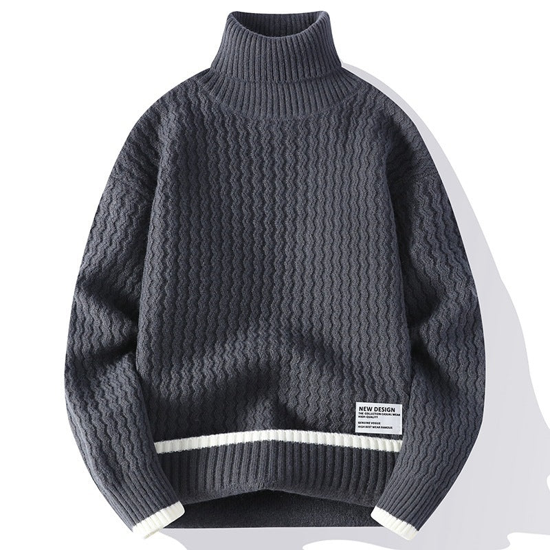 Mock Neck Sweater Men