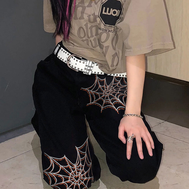 Cobweb Washed Old Jeans Men