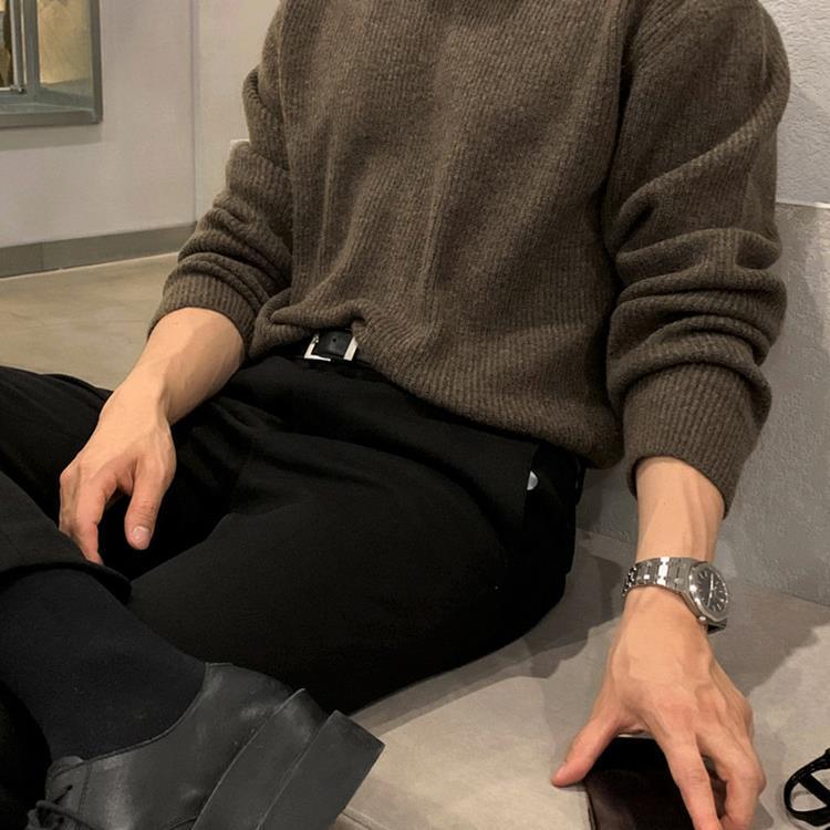 mens slim sweater