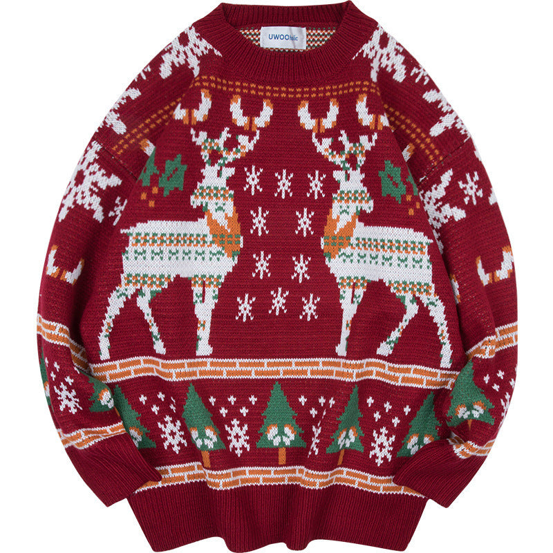 Men's Loose Pullover Christmas Sweater
