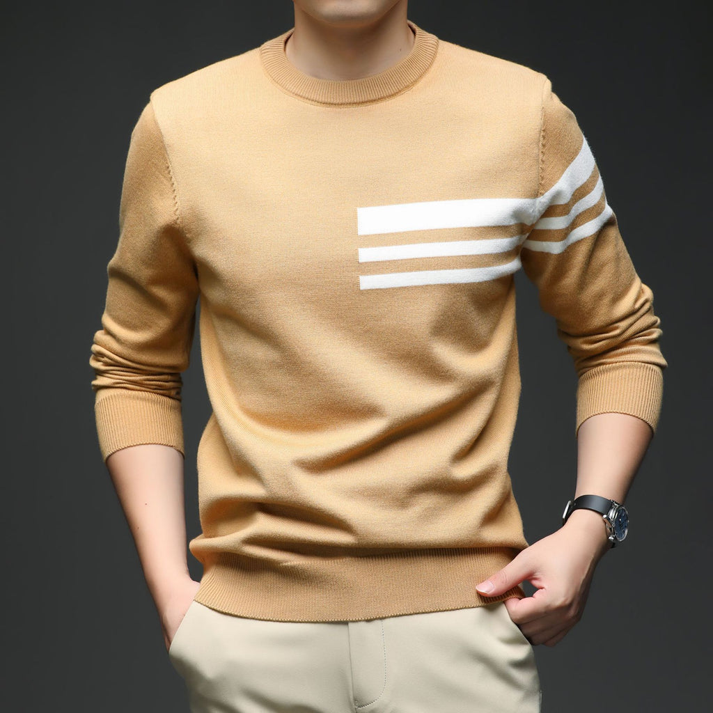 Knitted Men's Pullover Casual Sweater