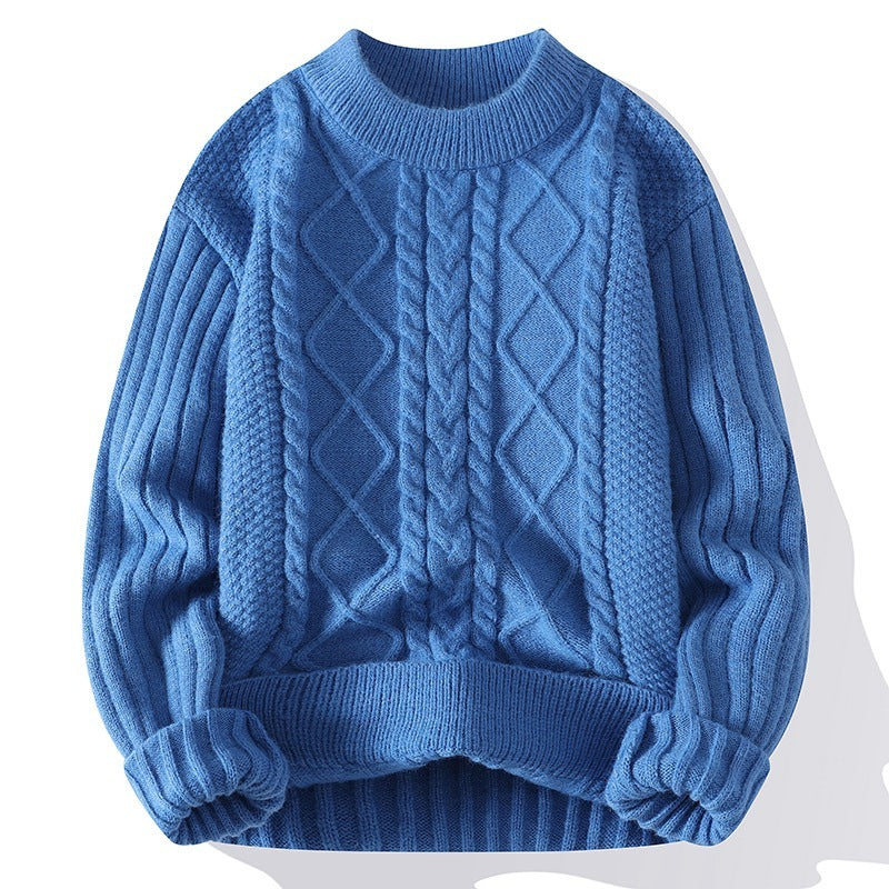 Men's Solid Color Sweater