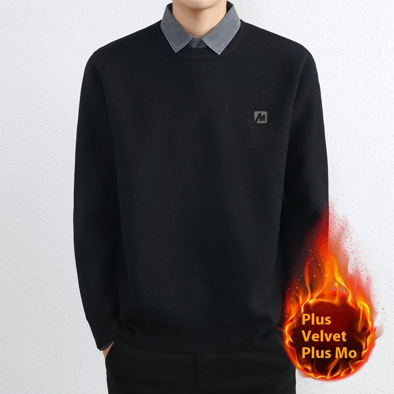 Simple Two Pieces Sweaters Men