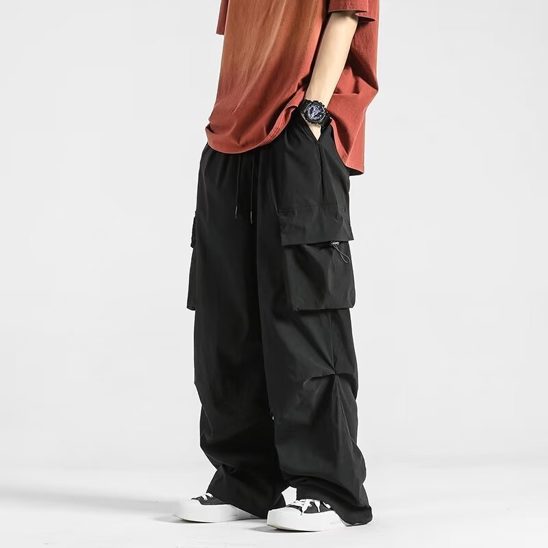 Straight Outdoor Loose Casual Trousers Men