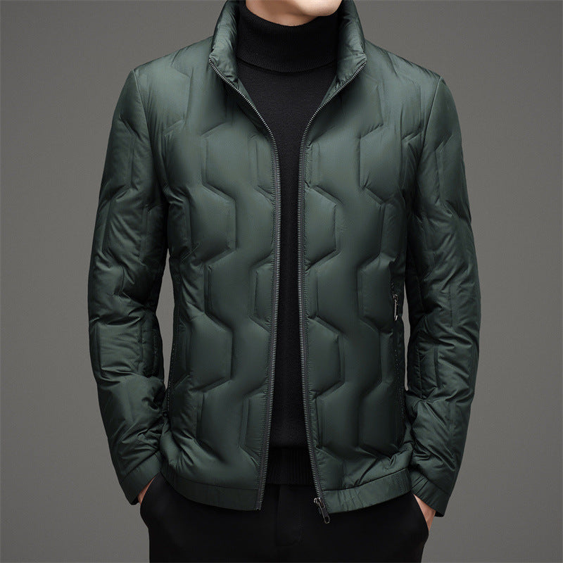 Winter Thin Stand-up Collar Down Jacket