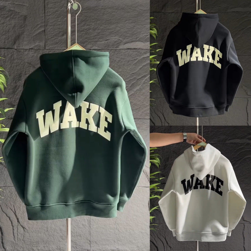 High-grade Loose All-match Letters Long Sleeve Casual hoodie