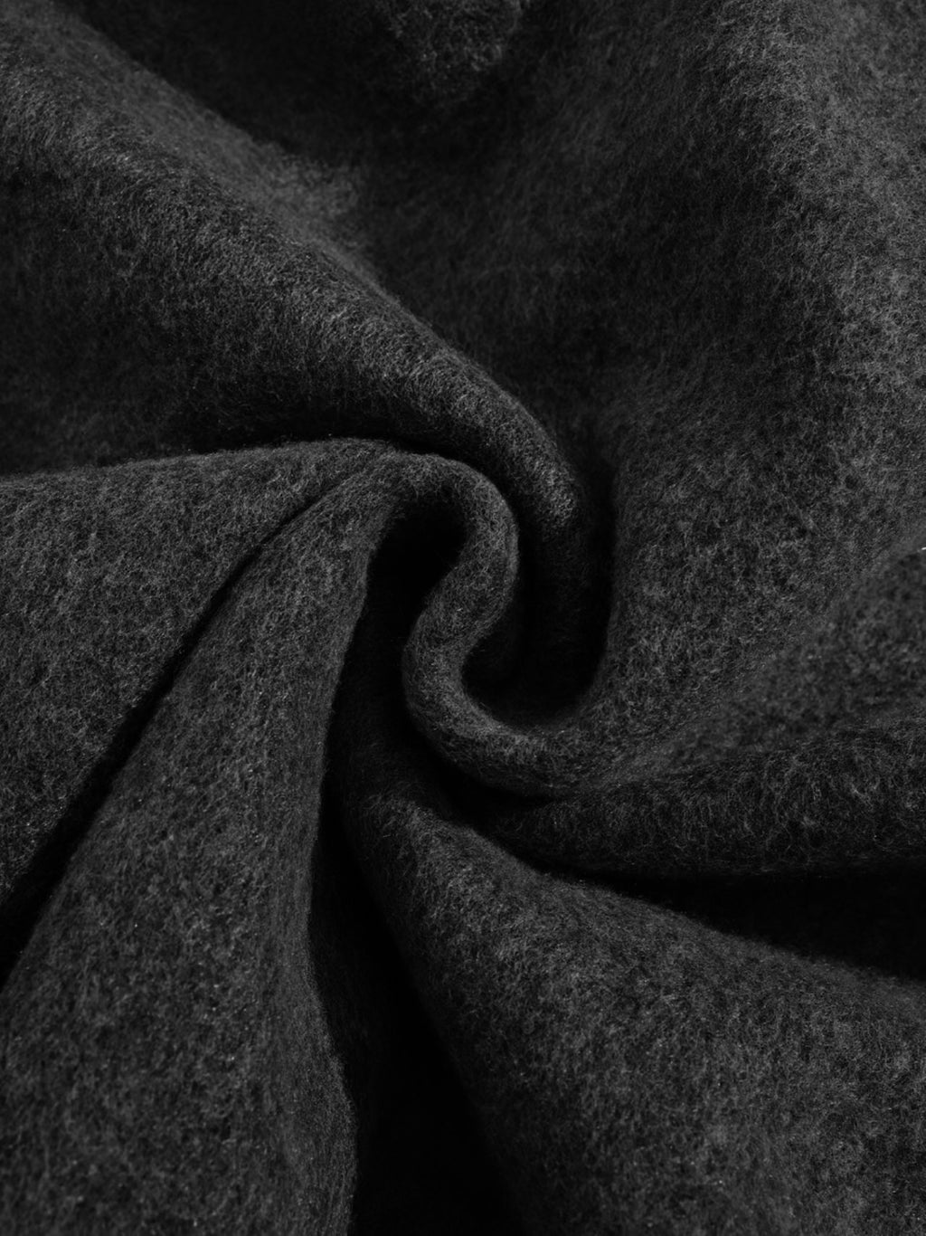 Fleece Hooded Sweatshirt With Rope