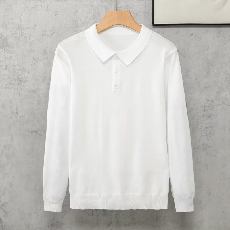 Simple Lapel Knitwear sweater