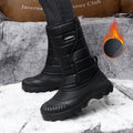 Snow Boots Outdoor Long Tube Fleece Lined Padded Warm Keeping shoes