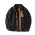 Fleece-lined Thickened Stand Collar Jacket
