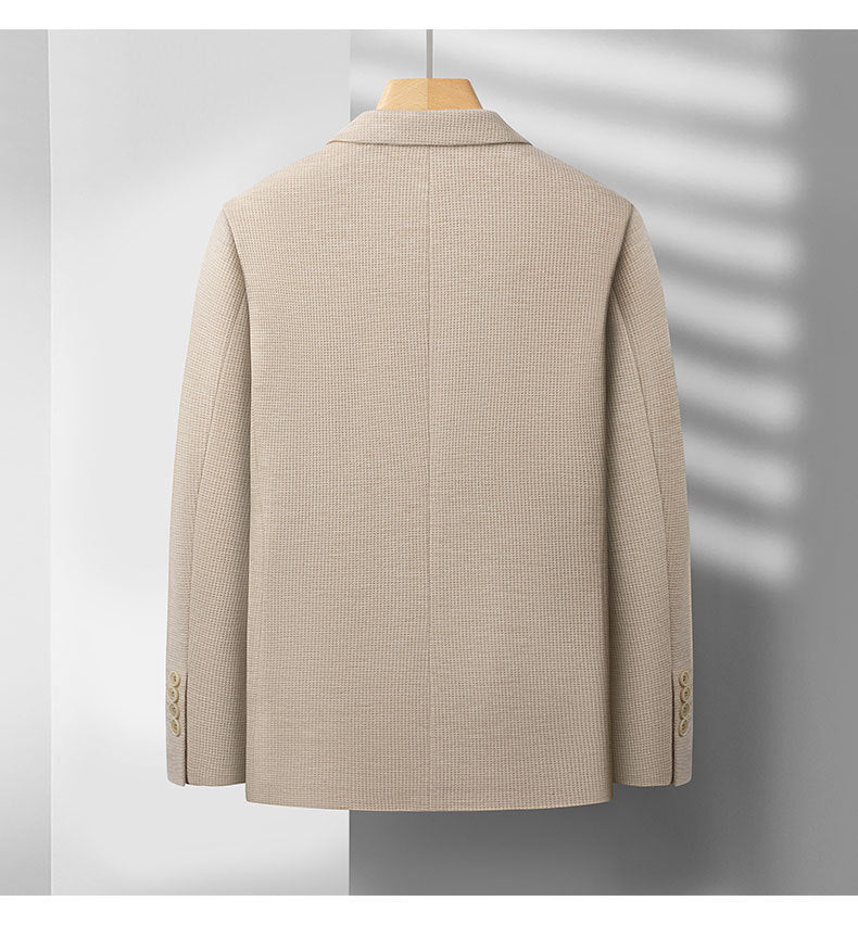 Spring And Autumn Spandex Blended Casual Suit Jacket