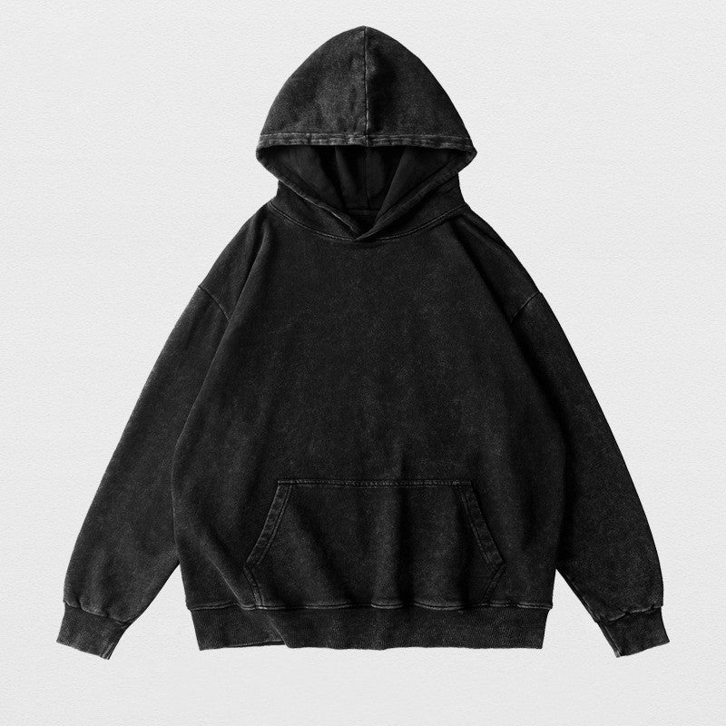 Men's Retro Fried Snowflake Baggy hoodie