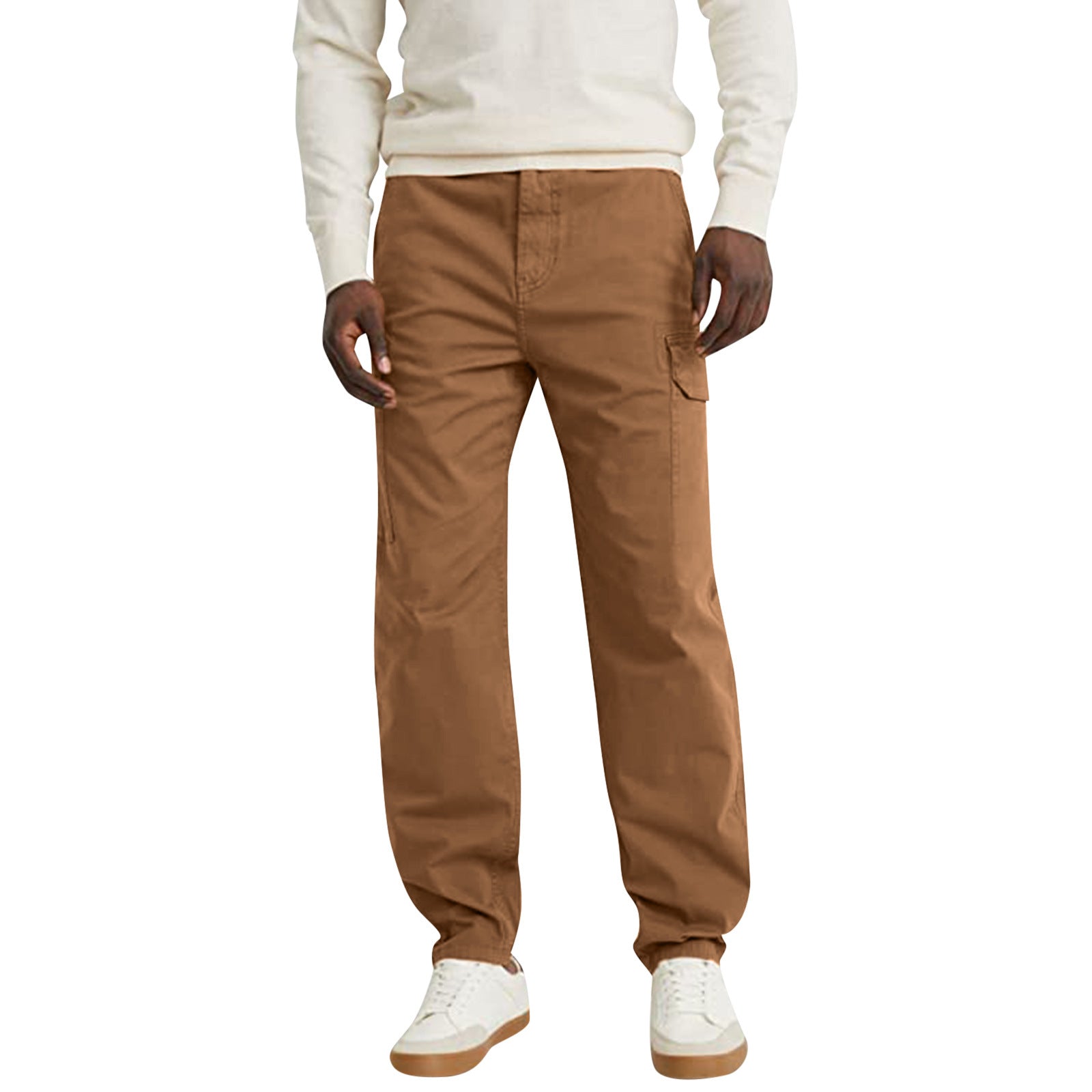 Straight Loose Cargo Pants For Men