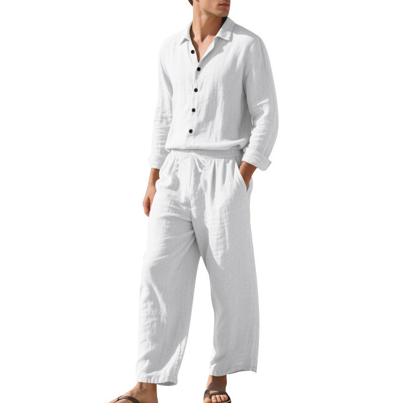 Sun Protection Long Sleeve Shirt Trousers Suit