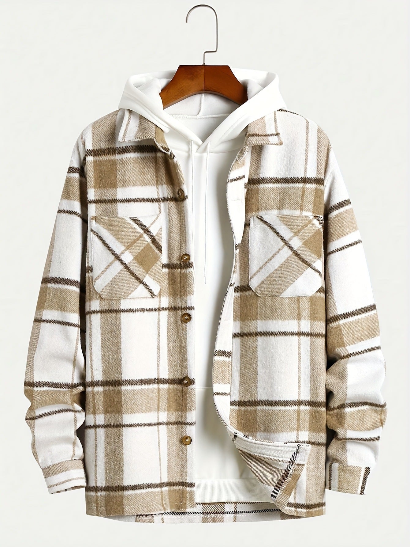 Men's Lapel Thickening shirt