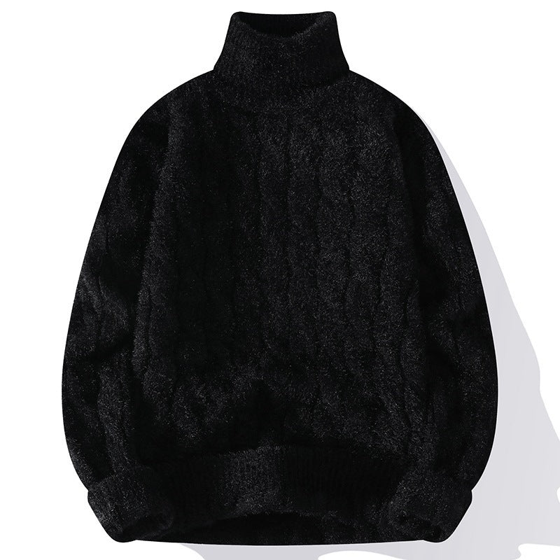 Men's Warm Twist Long Sleeve Sweater