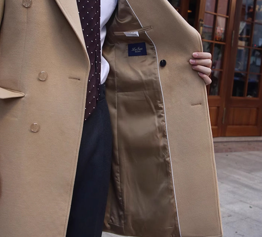 Wool Slim Fit british coat