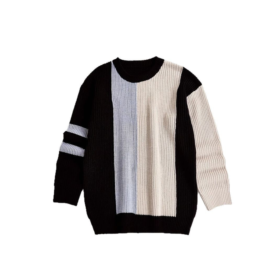 Round Neck Pullover Men's Sweater