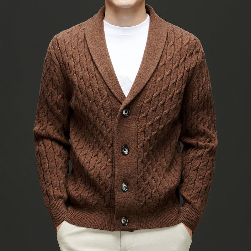 Men's Knitwear Cardigan Casual Coat Sweater