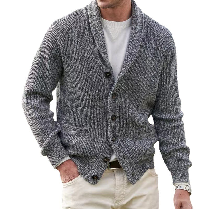 Men's Simple Thickening Cardigan Coat