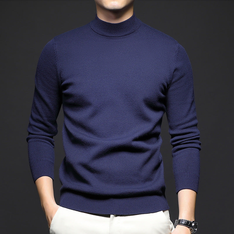 Half Turtleneck Slim Fit Base Sweater