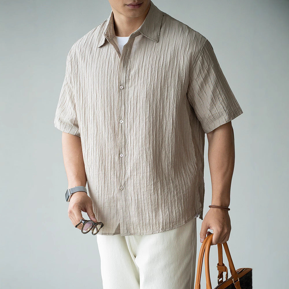 Slightly Wrinkled Light Business shirt