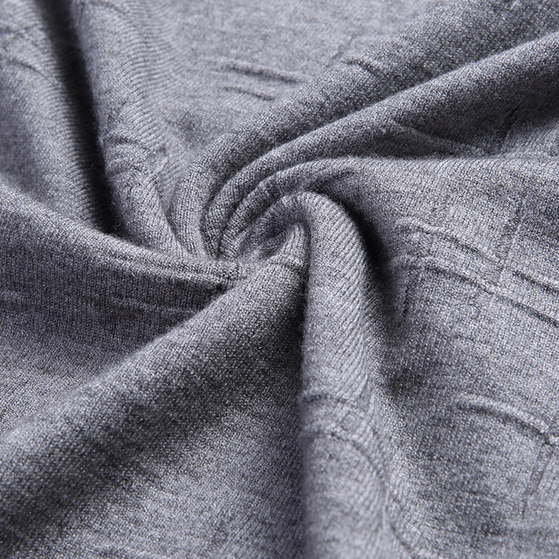 Men's Casual V-neck Thin Base Long Sleeve sweater