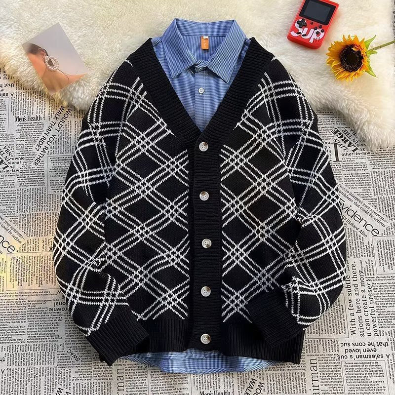 Japanese Men's Idle Style Autumn sweater