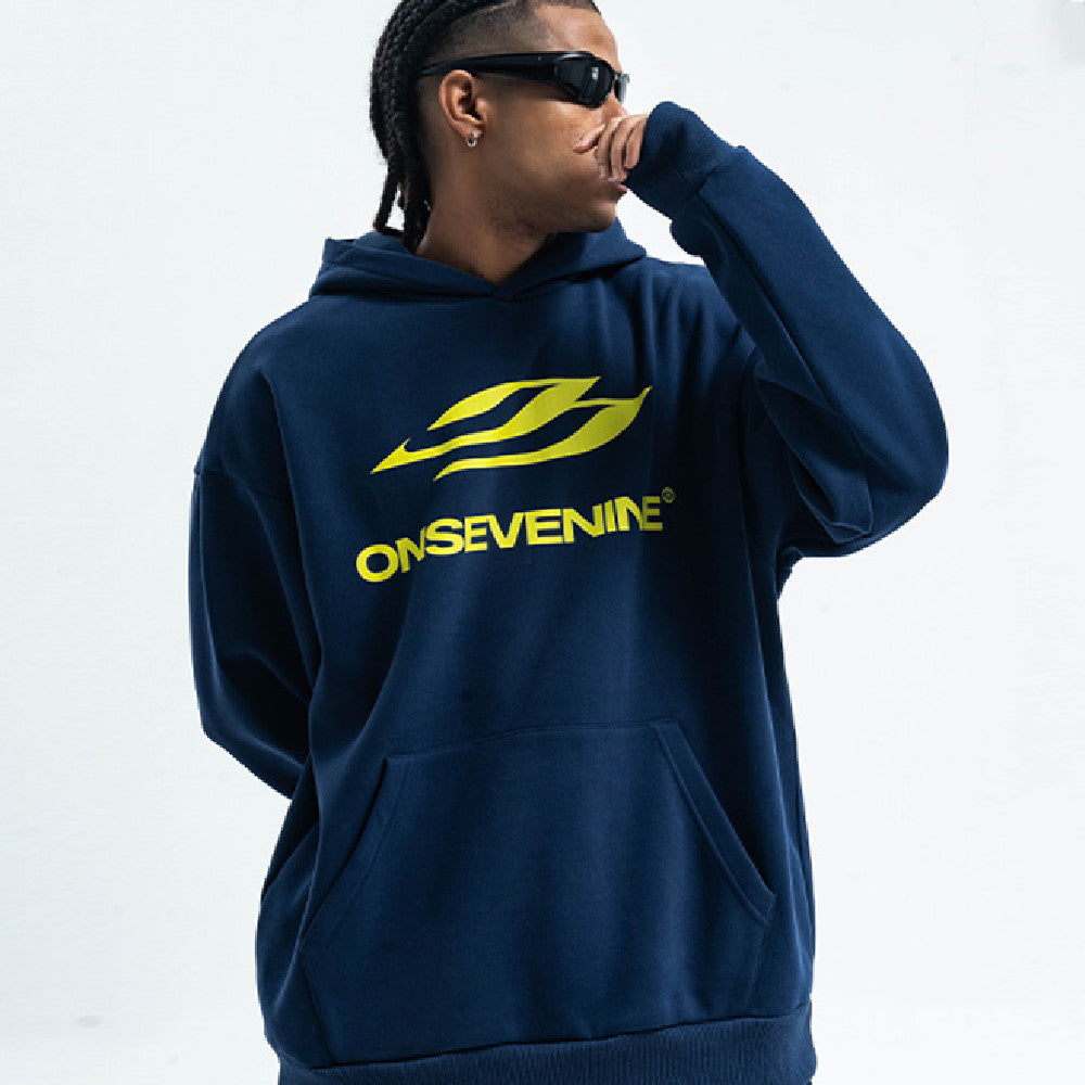 Composite Fleece-lined Printed Hoodie