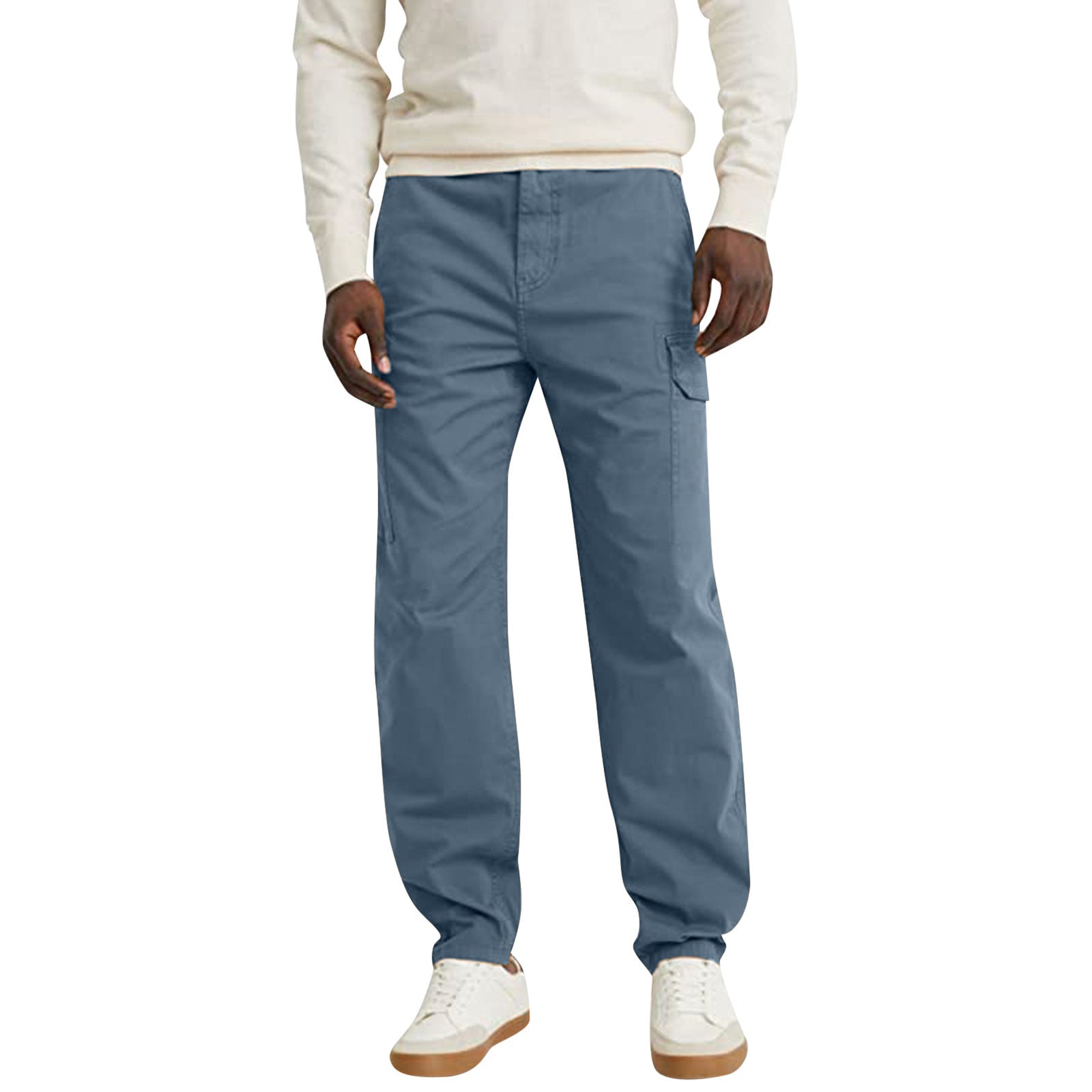 Straight Loose Cargo Pants For Men