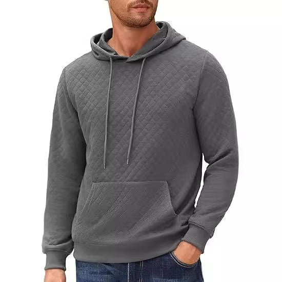 Men's Hooded Long-sleeved Sweater