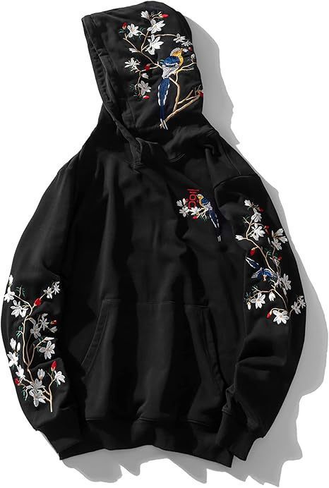 Men's Dragon Printed Heavy Pattern Hoodie