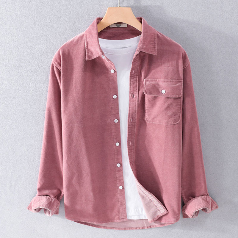 Loose Long-sleeved Shirt For Men