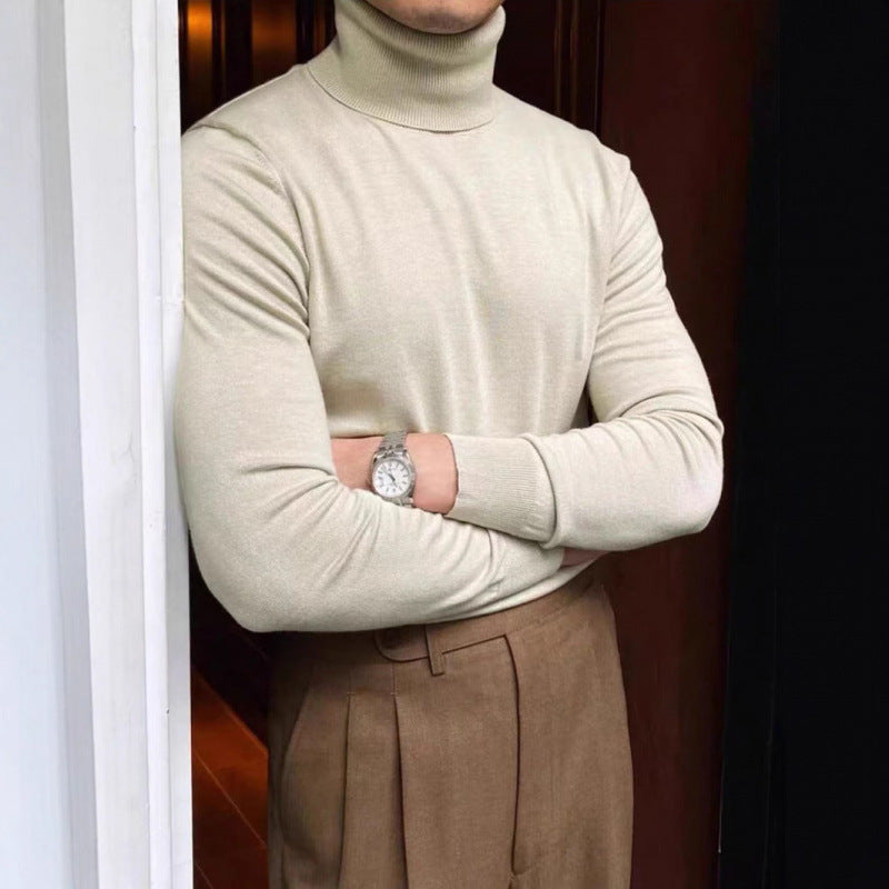 Autumn And Winter Turtleneck Cotton Sweater