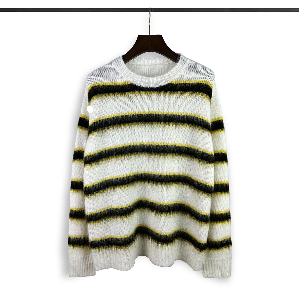 High Street American Style Loose Striped Sweater