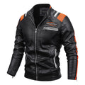 Motorcycle Leather Coat For Men Autumn And Winter