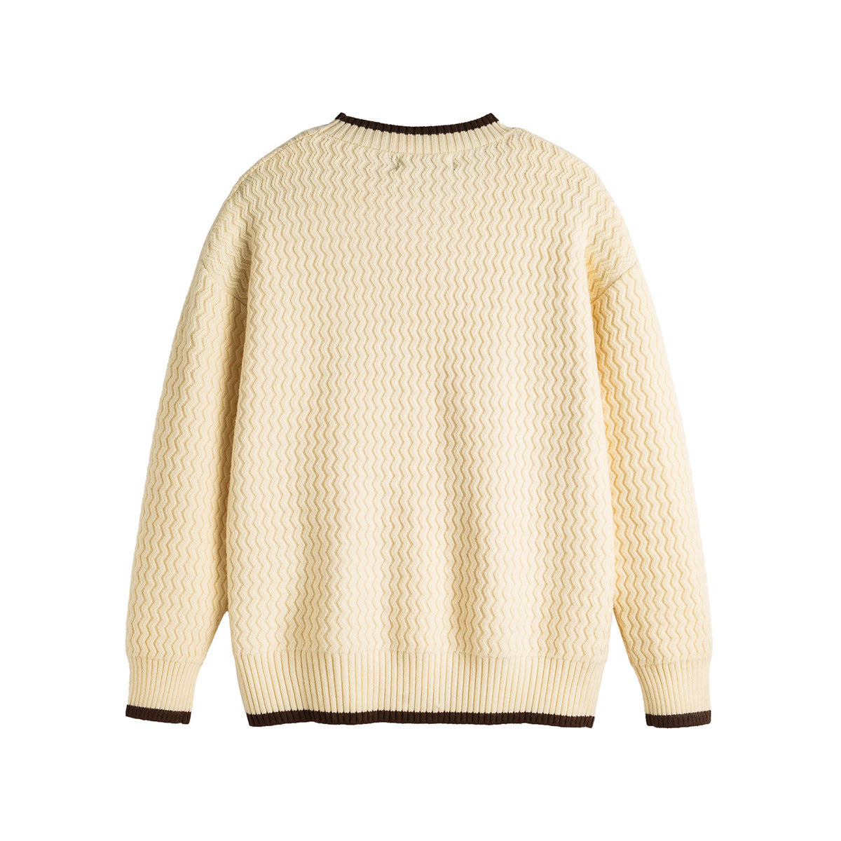 Color-block Crew Neck Sweater Men