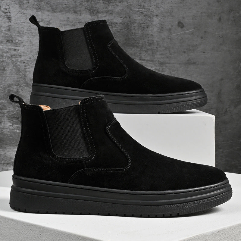 Men's Martin Boots Genuine Leather Mid-top boots