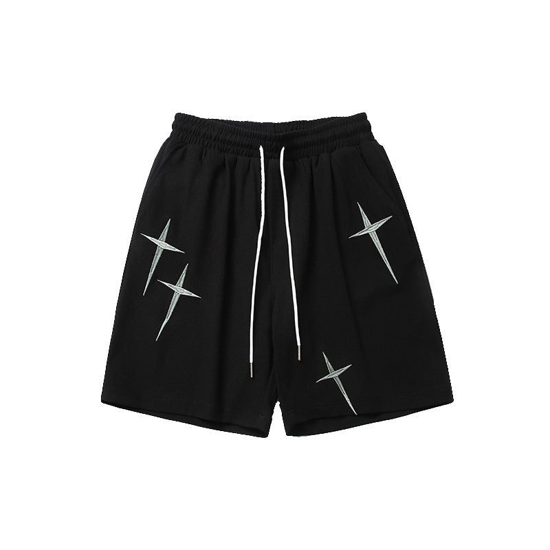 Embroidered Track Shorts For Men