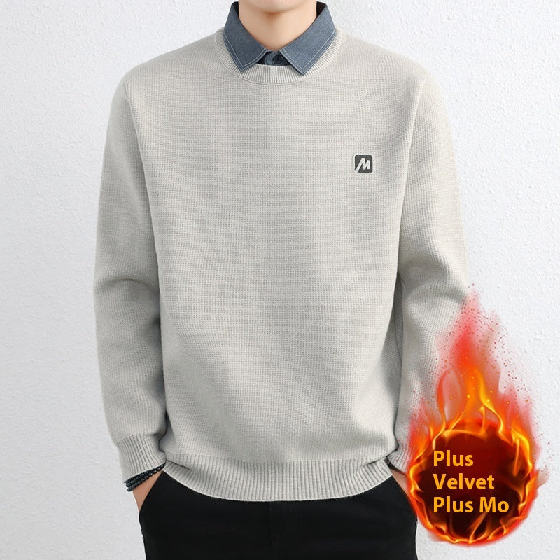 Simple Two Pieces Sweaters Men