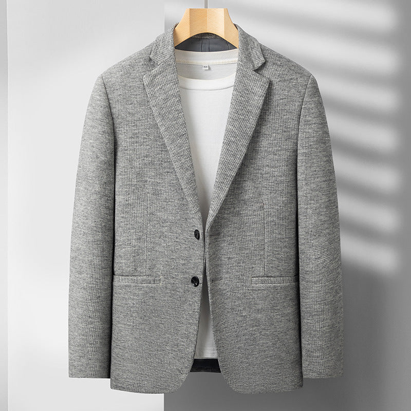 Spring And Autumn Spandex Blended Casual Suit Jacket