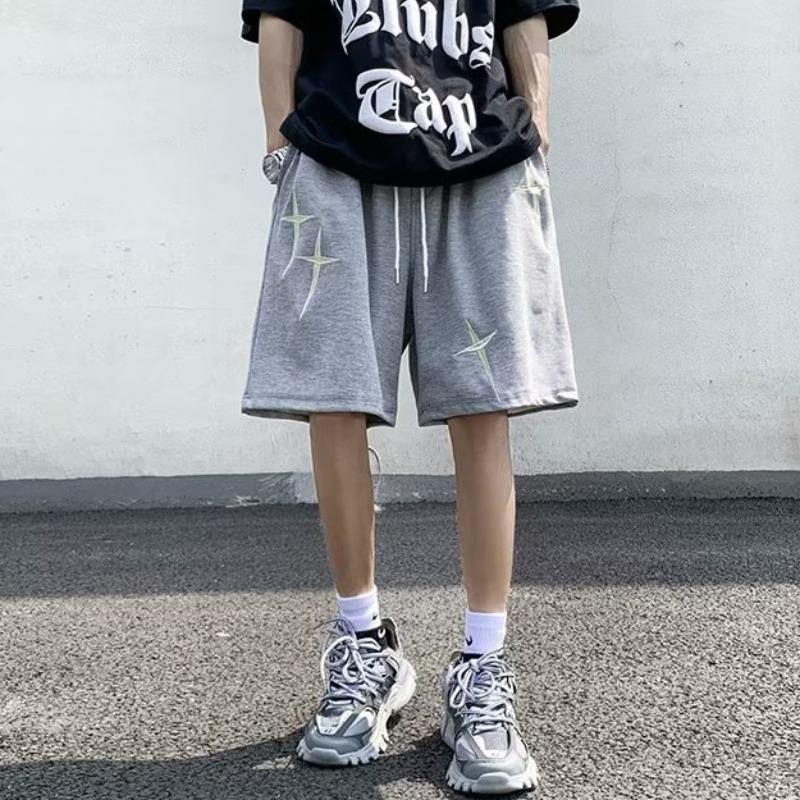 Embroidered Track Shorts For Men