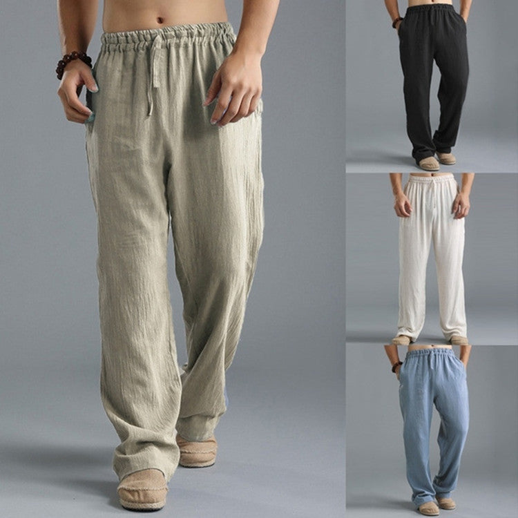 Men's Breathable Linen Loose Casual Pants