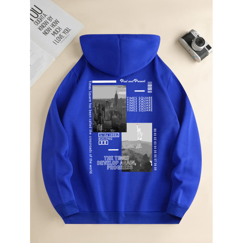 Men's Hooded Casual Daily Drawstring hoodie