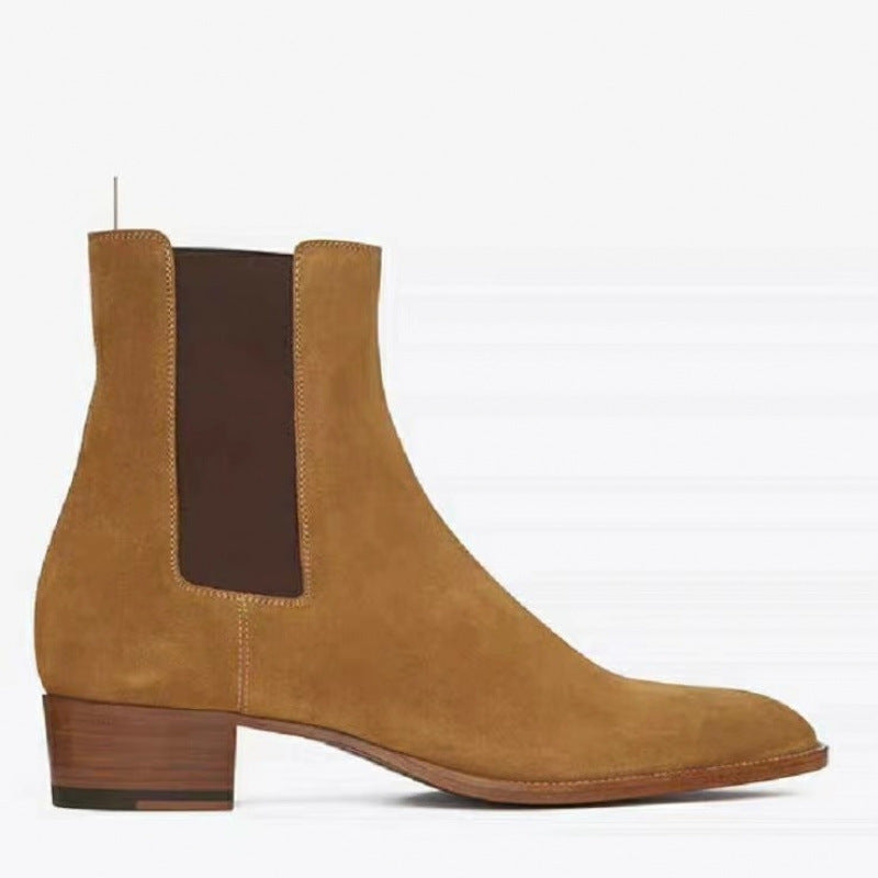 Men's Fall Winter All-match Buckskin Martin Boots