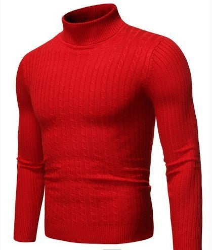 Men's Turtleneck Long Sleeve Sweater